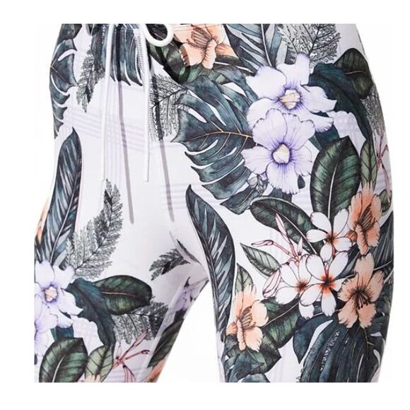 Eleven by Venus Williams Tropicana Leggings Womens Small Yoga Tennis 25" New - Picture 3 of 4